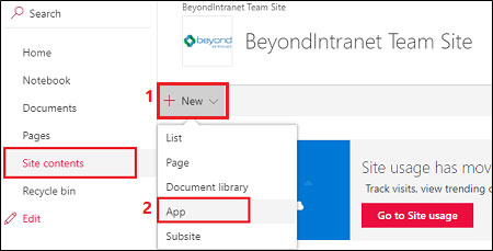 Adding New Site Content